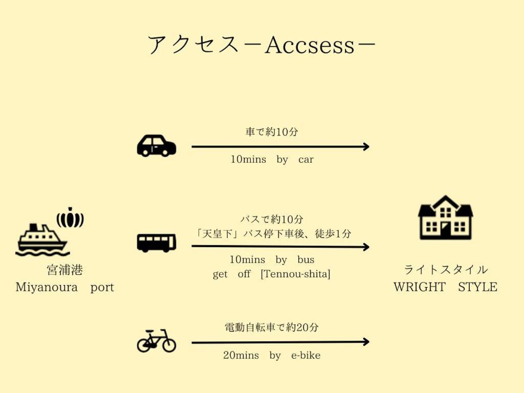 Villa Wright Style Annex Naoshima Exterior foto